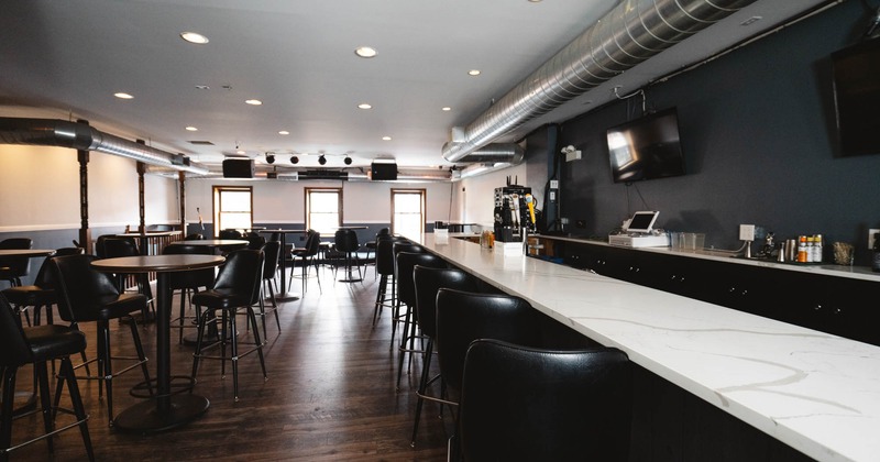 Interior, dining and bar areas