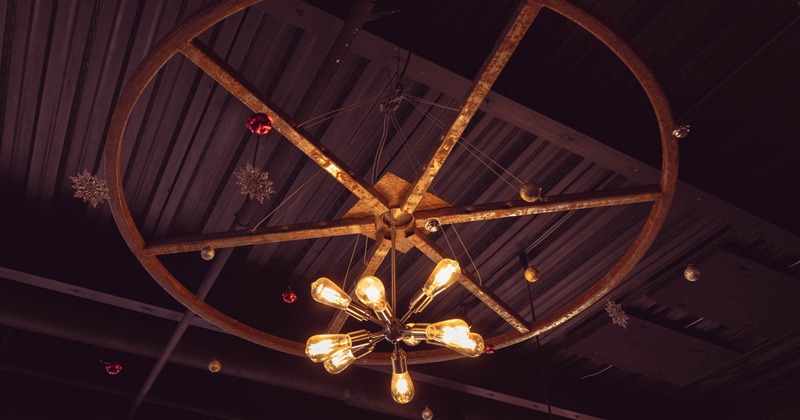 Hanging chandelier