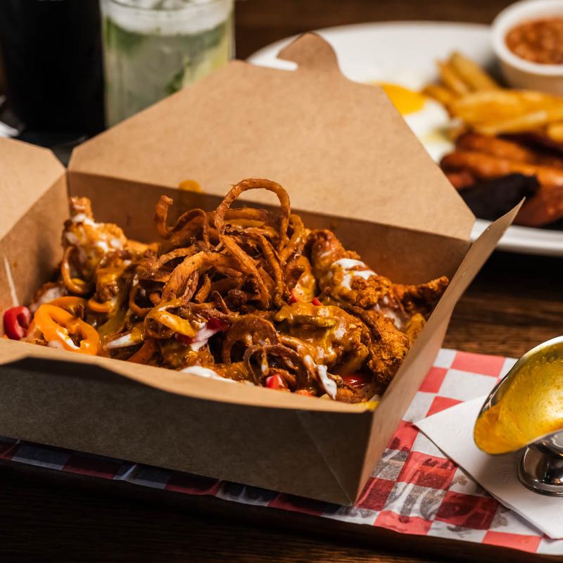 menu item 15 of 15, The Yard's Irish Spice Chicken Box with Fries