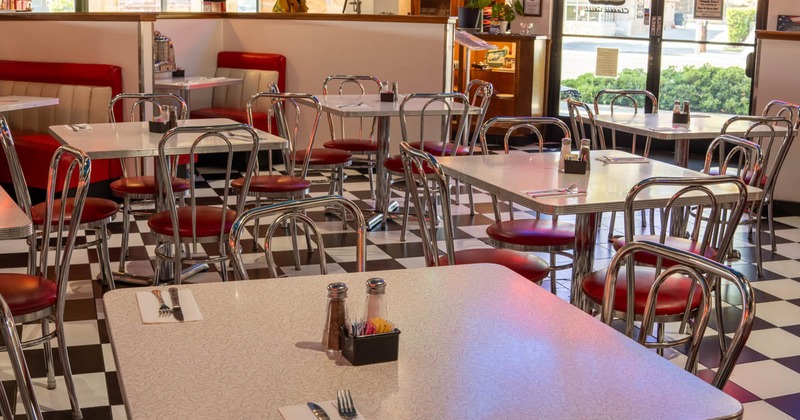 Interior seating area