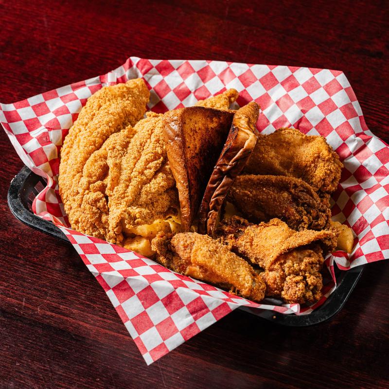 2 Pieces Fish & 4 Pieces Wings photo