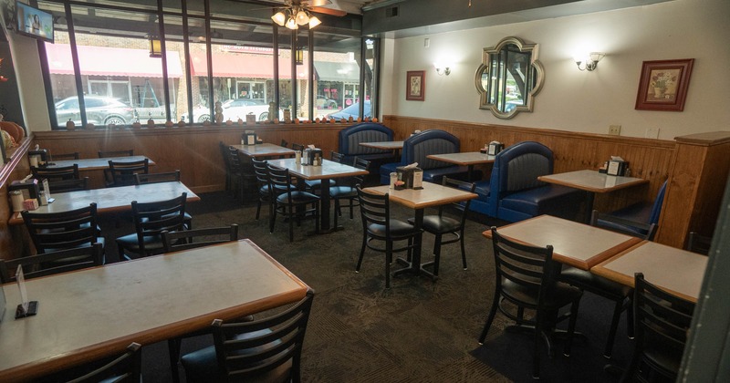Interior, dining area