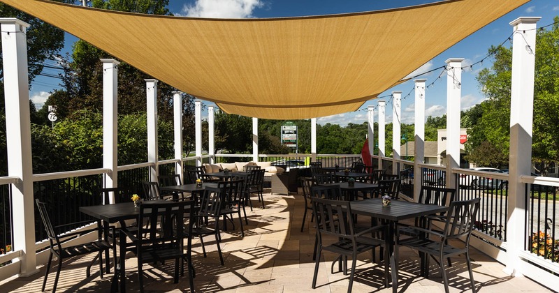 Exterior, patio area