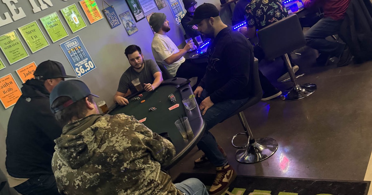 Guests in the poker club