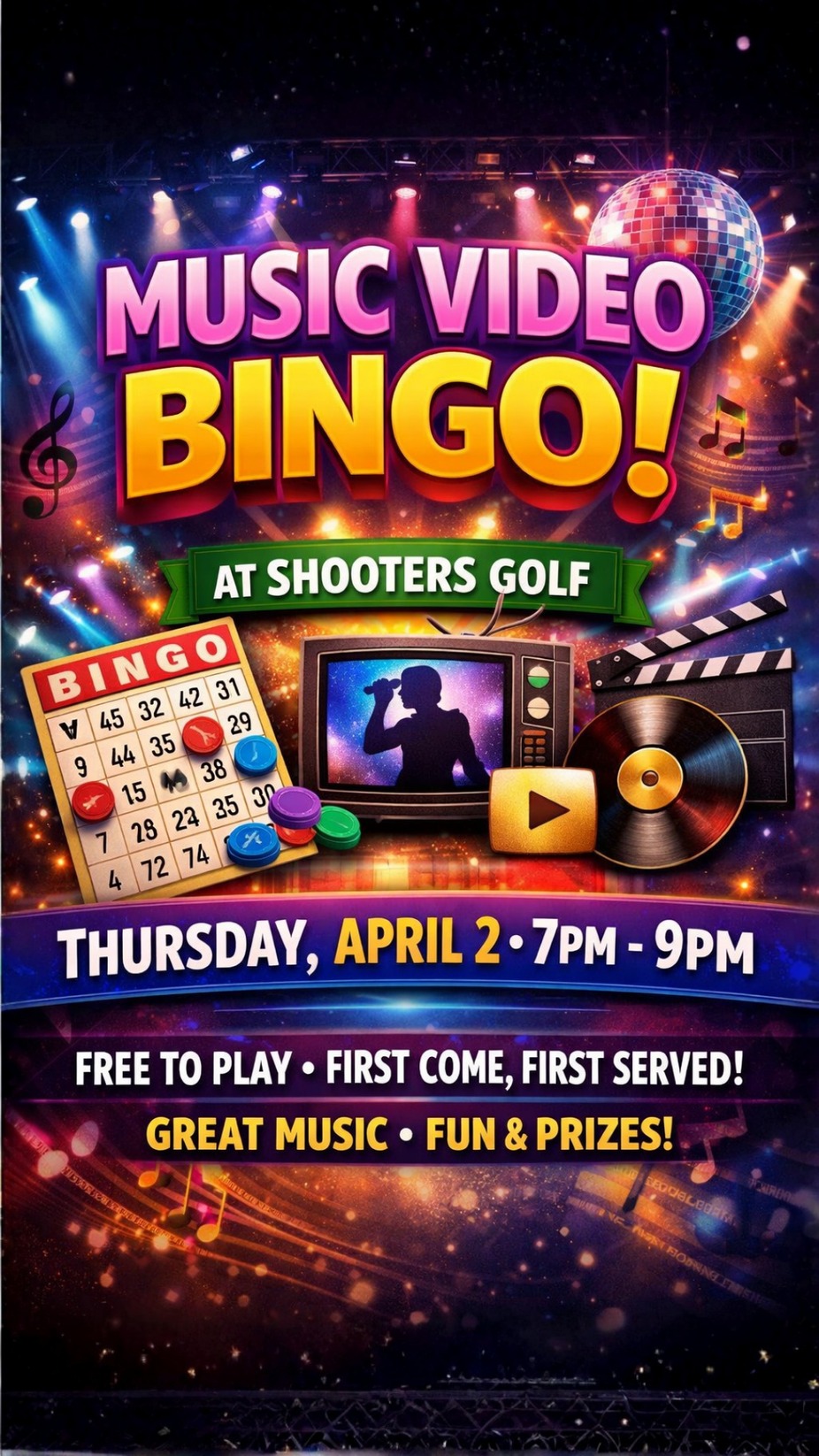Music Video Bingo event photo