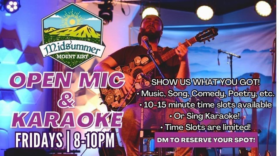 Friday Night Open Mic and Karaoke event photo