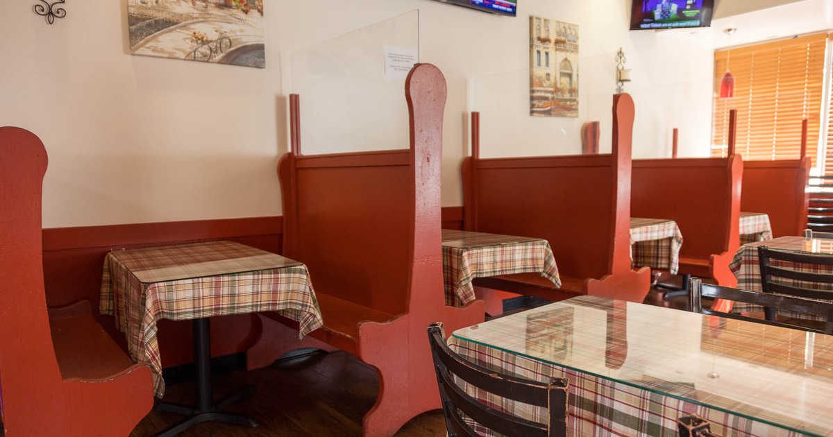 Interior, dining area