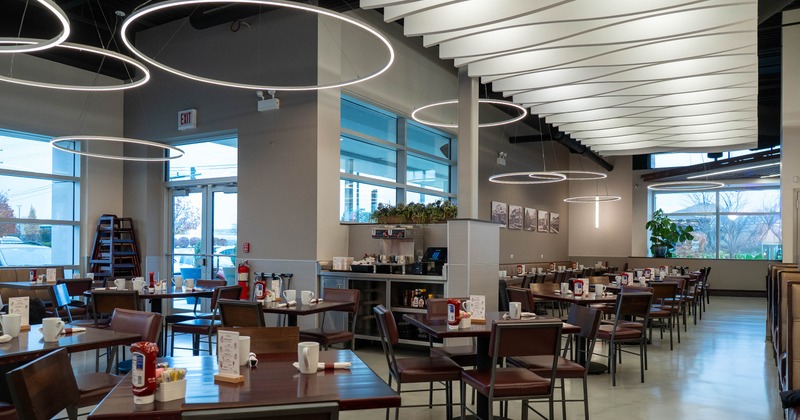 Interior, main dining area