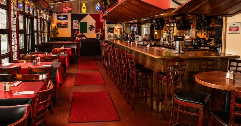 Dining and bar areas
