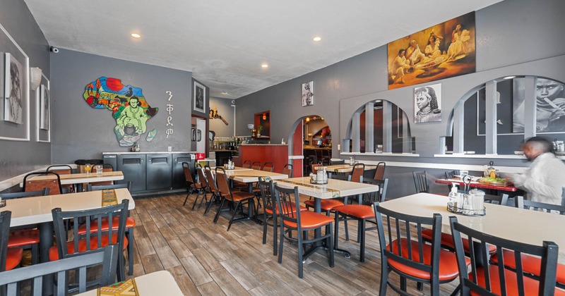 Interior, seating area