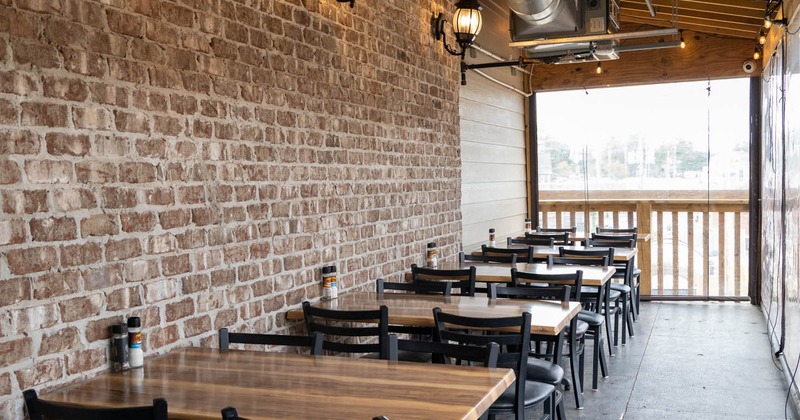 Exterior, patio, seating area