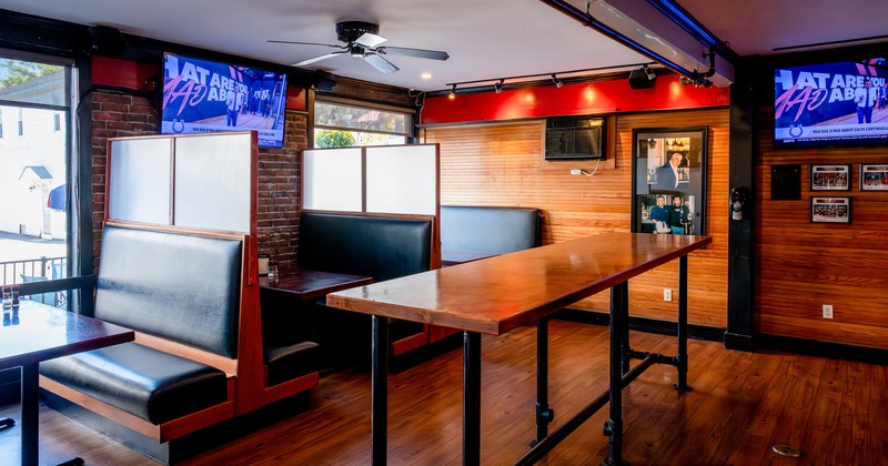 Interior space, seating area