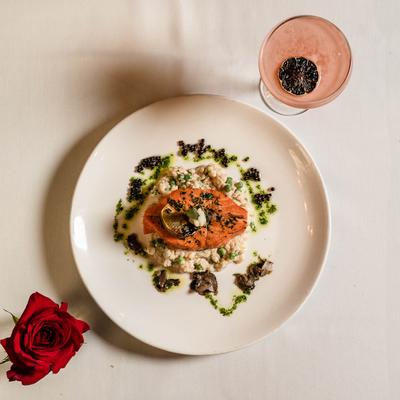 Grilled Salmon Filet.