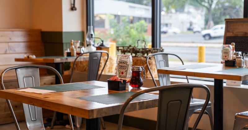 Interior seating space