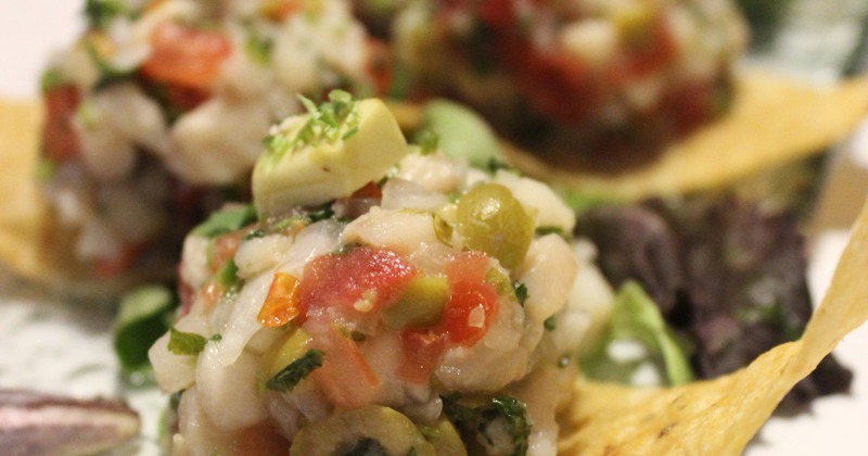 Ceviche Tostada