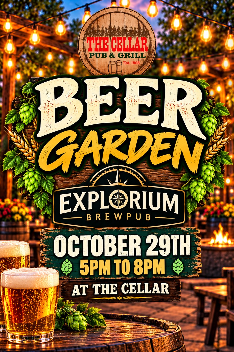Beer Garden-The Explorium Brewpub event photo