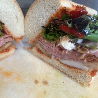 DELI boss on a wedge.
