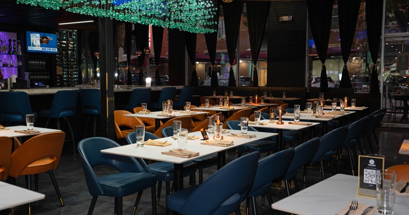 Tables ready for guests