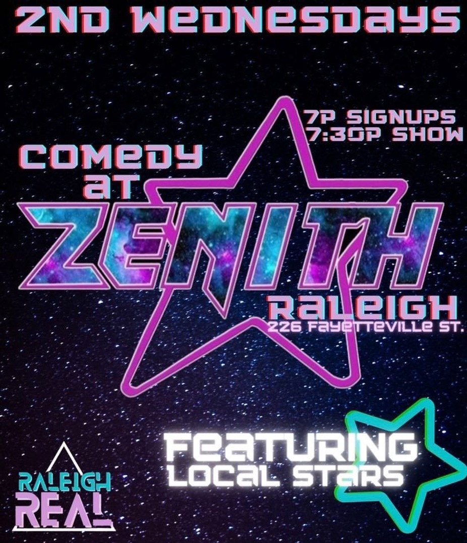 Zenith presents: Open Mic Comedy Night by Raleigh Real event photo