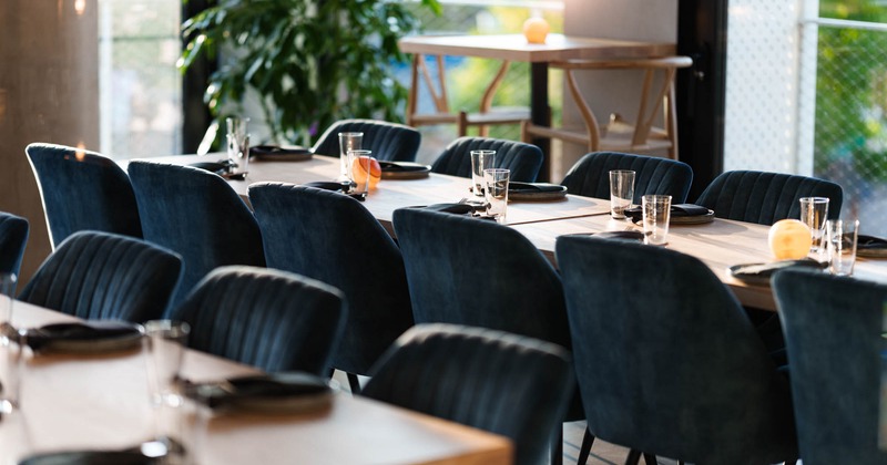 Interior seating space