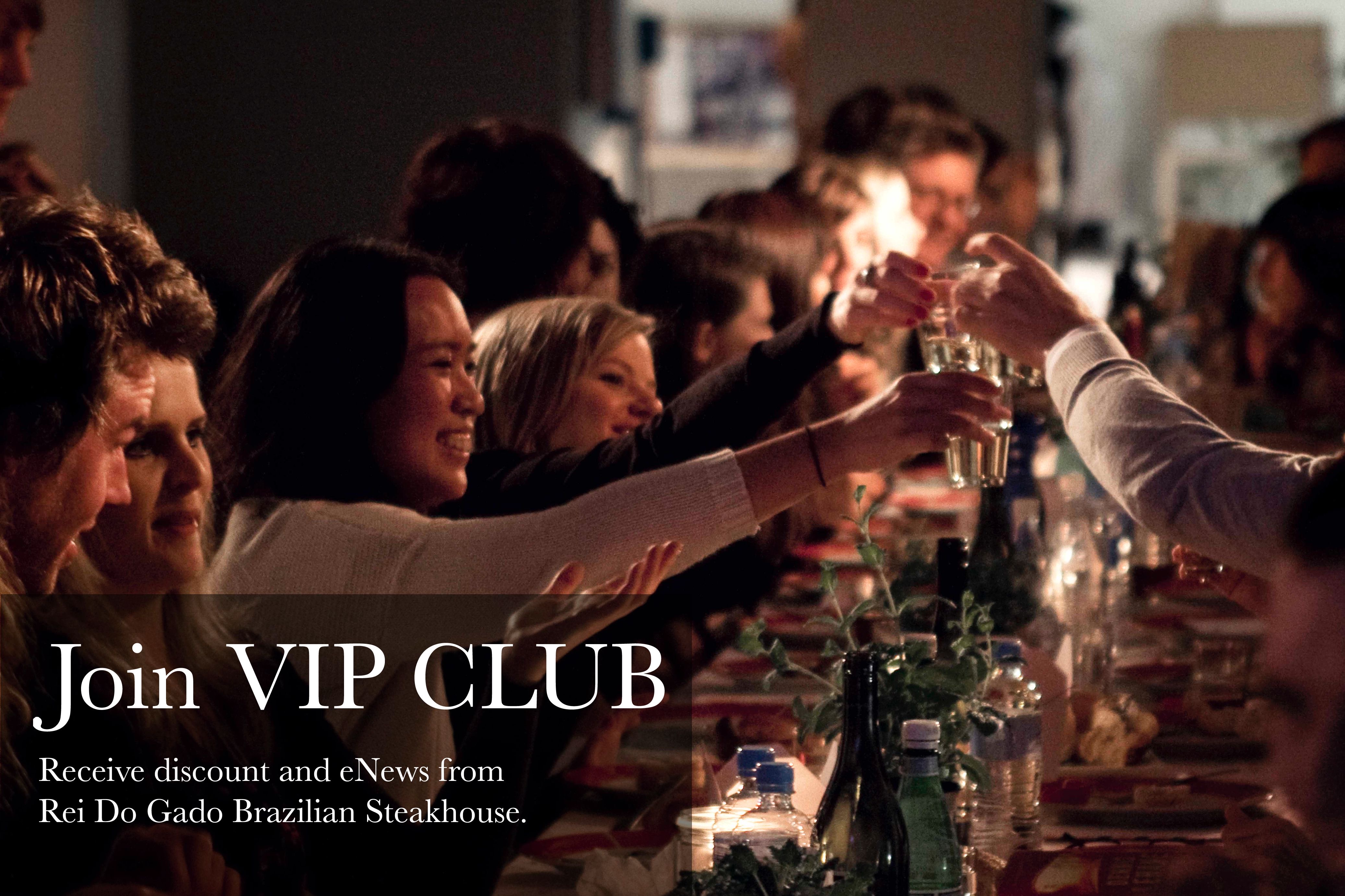 Join our VIP Club for special offers and announcements