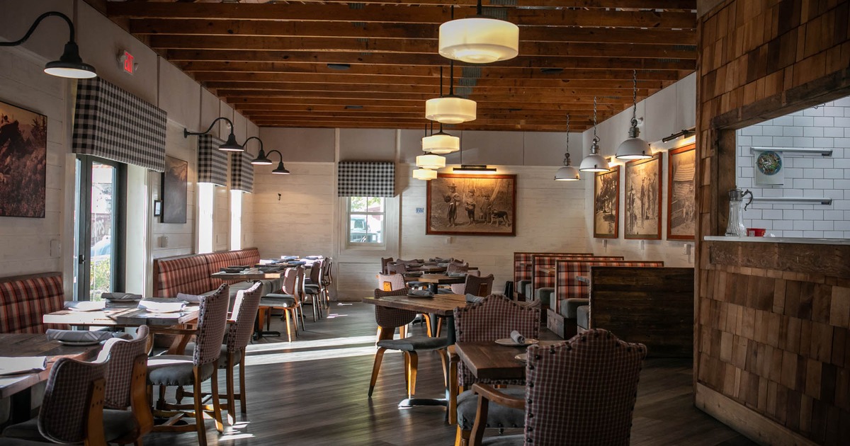 Interior, dining area