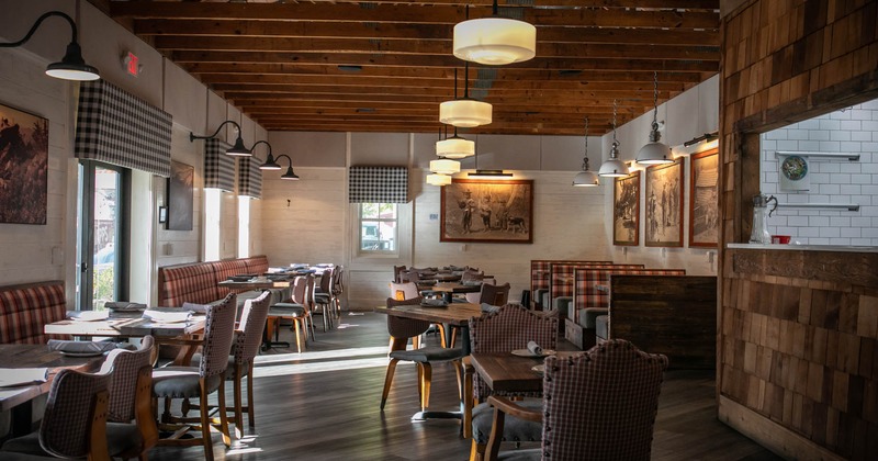 Interior, dining area