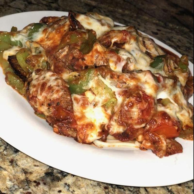 Sausage Pepper Parmigiana photo