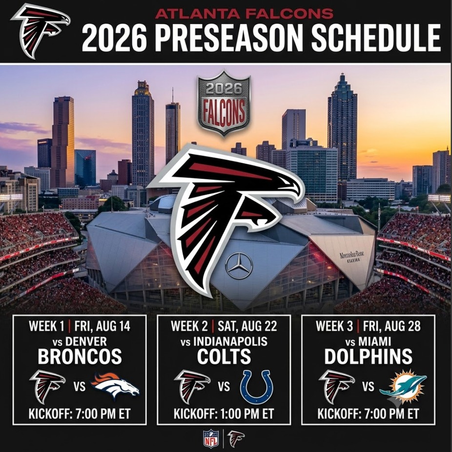 2026 NFL Preseason Week 1 Atlanta Falcons Vs Denver Broncos event photo