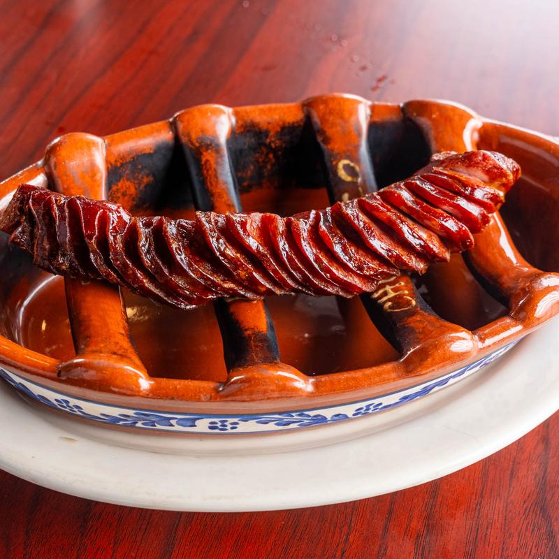 *Flambe Portuguese Sausage photo