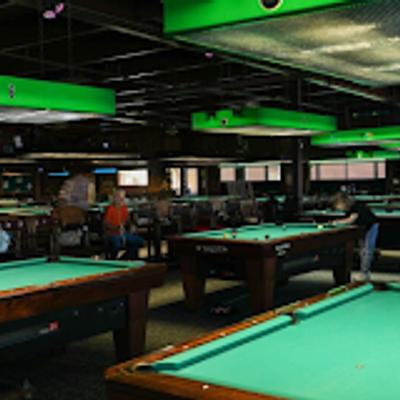 Several pool tables.