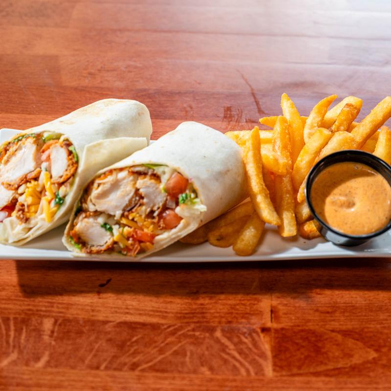 menu item 16 of 22, HOT Chicken Wrap