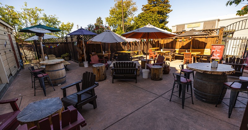 Outdoor seating area