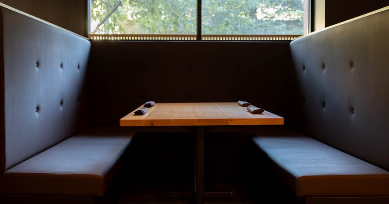 Interior, booth seating