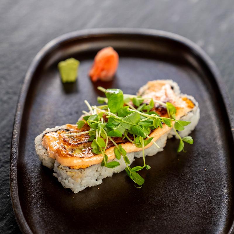 menu item 10 of 15, Crab Flame Roll