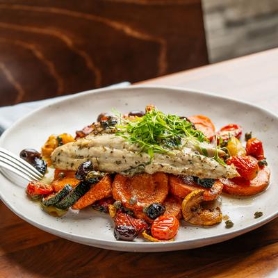 Roasted Branzino