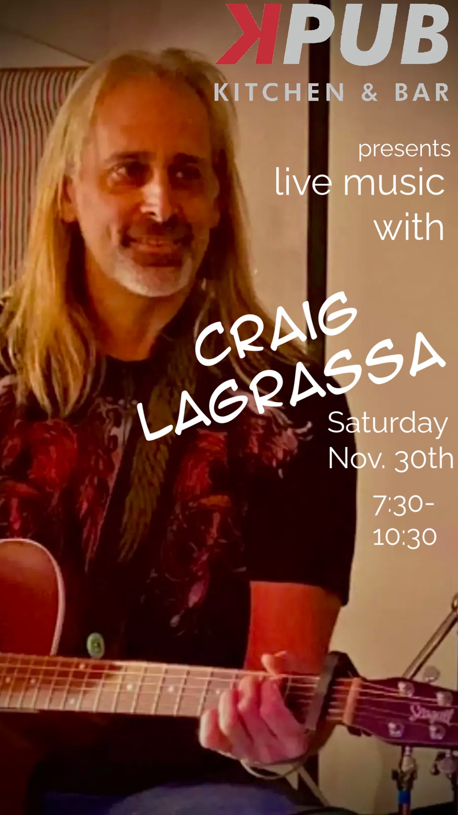 Live Music with Craig LaGrassa event photo