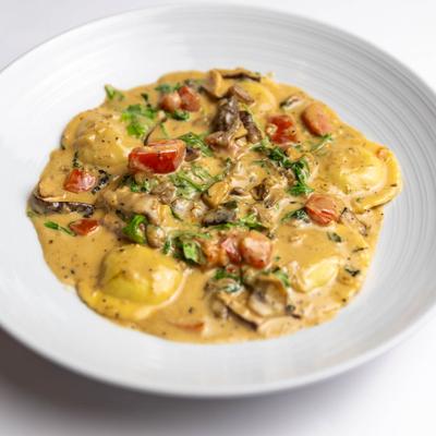 Wild Mushroom Ravioli.
