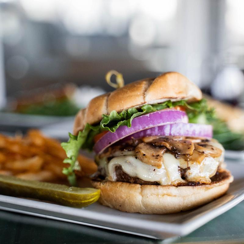 Mushroom Swiss Burger* photo