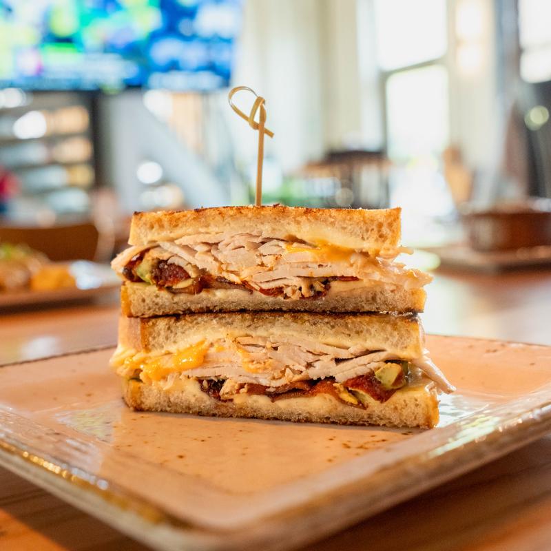 menu item 18 of 41, Turkey & Bacon Club Melt