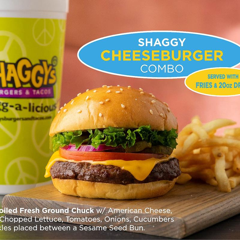 menu item 1 of 23, Combo 1 - Shaggy Cheeseburger