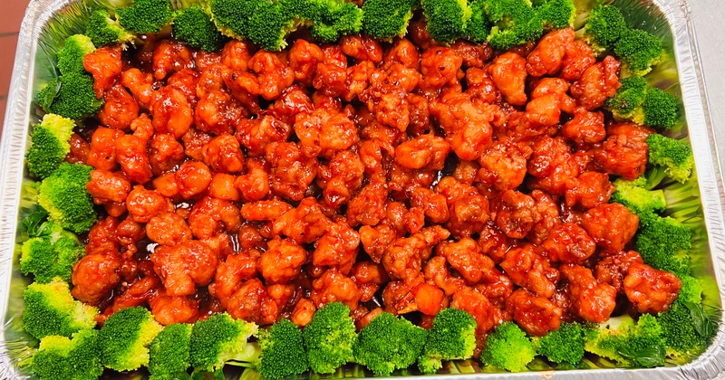 Chicken Broccoli Tray