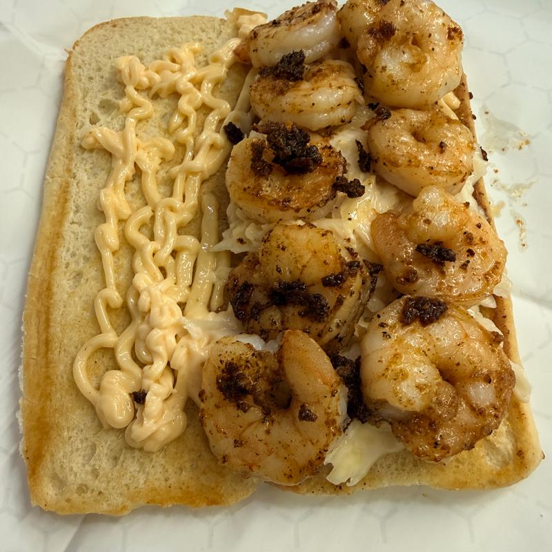 Grilled Shrimp Po Boy Sandwich Basket photo