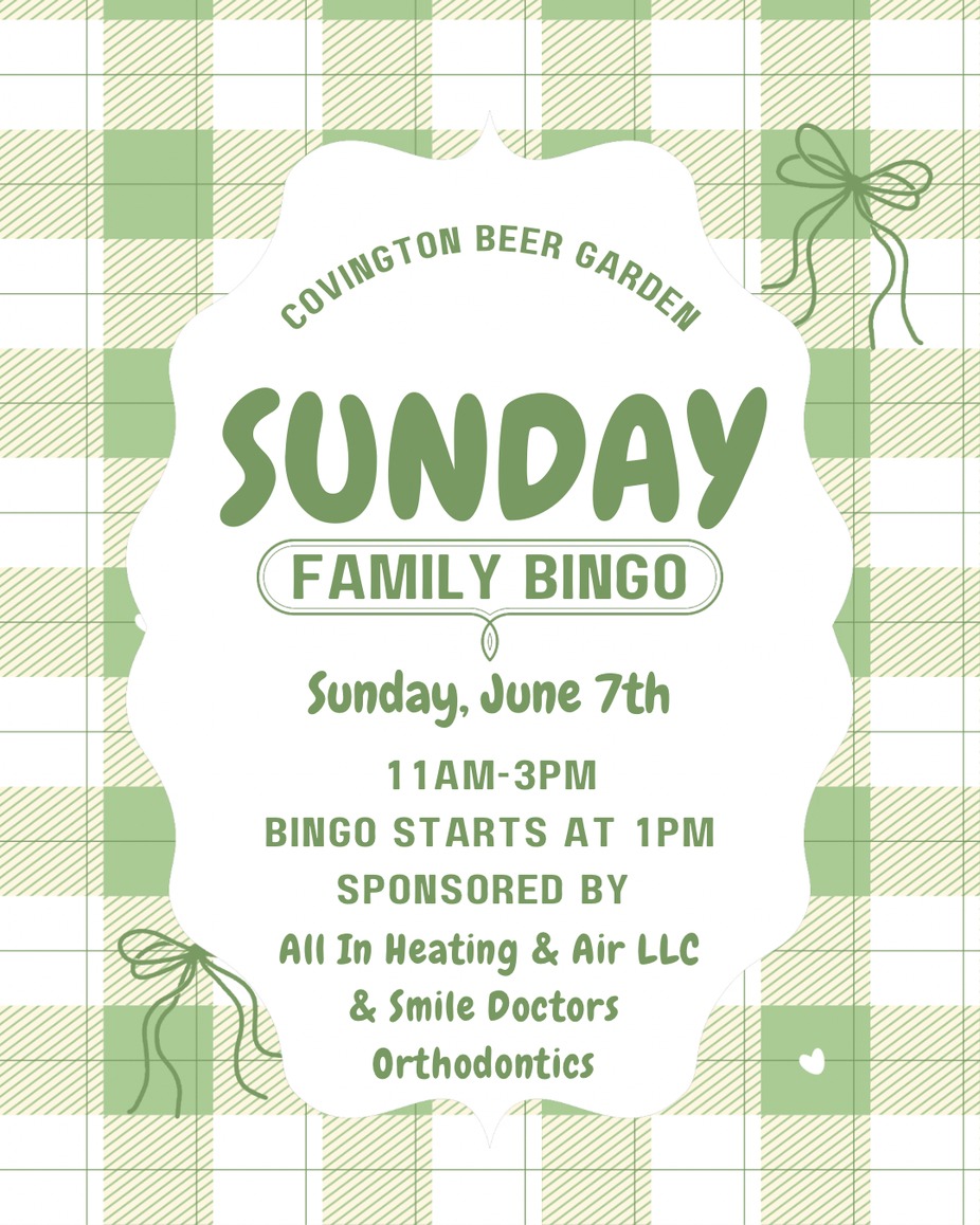 Family Bingo sponsored by All Heating & Cooling LLC and Smile Doctors Orthodontics event photo