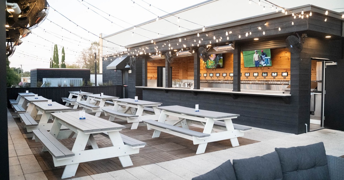 Exterior seating area