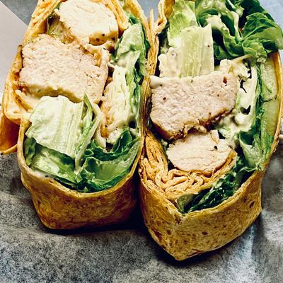 Chicken Caesar Wrap.