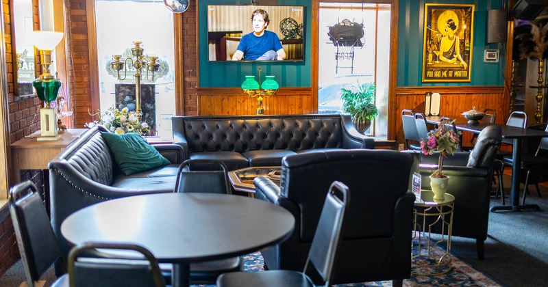 Interior, dining and seating area