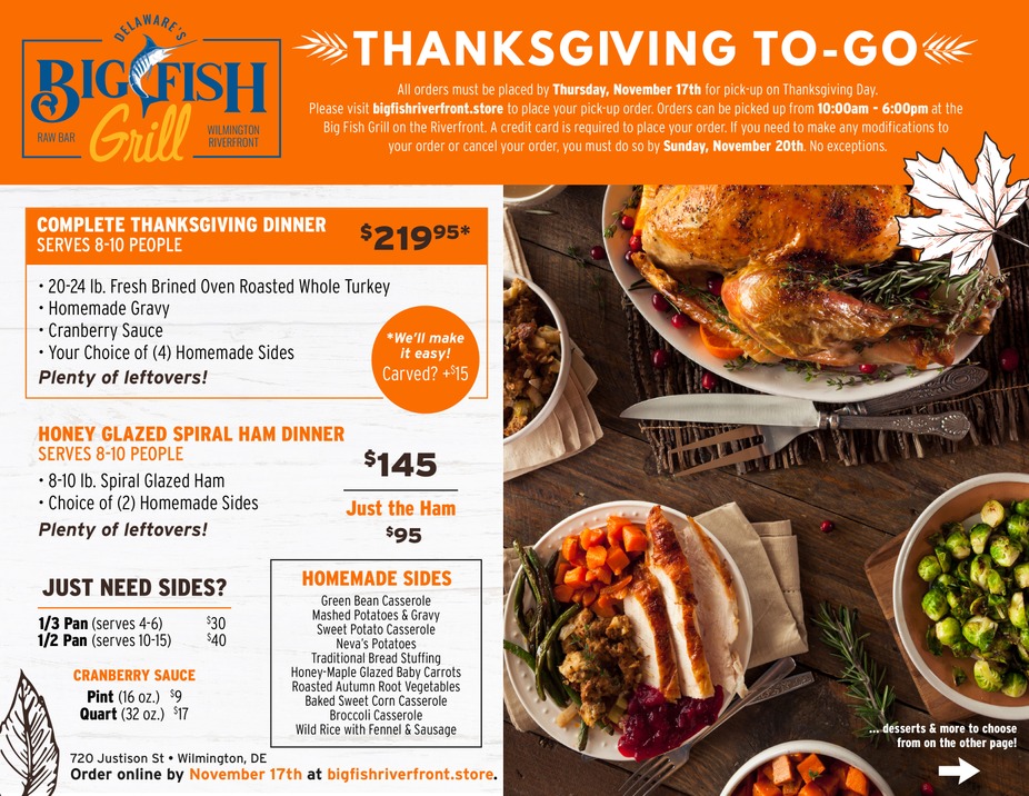 Wilmington Big Fish Grill on the Riverfront events