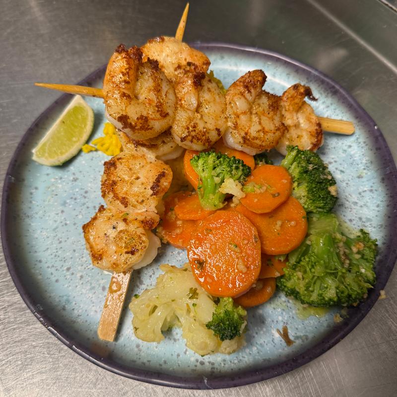 Grilled Shrimp Skewers photo