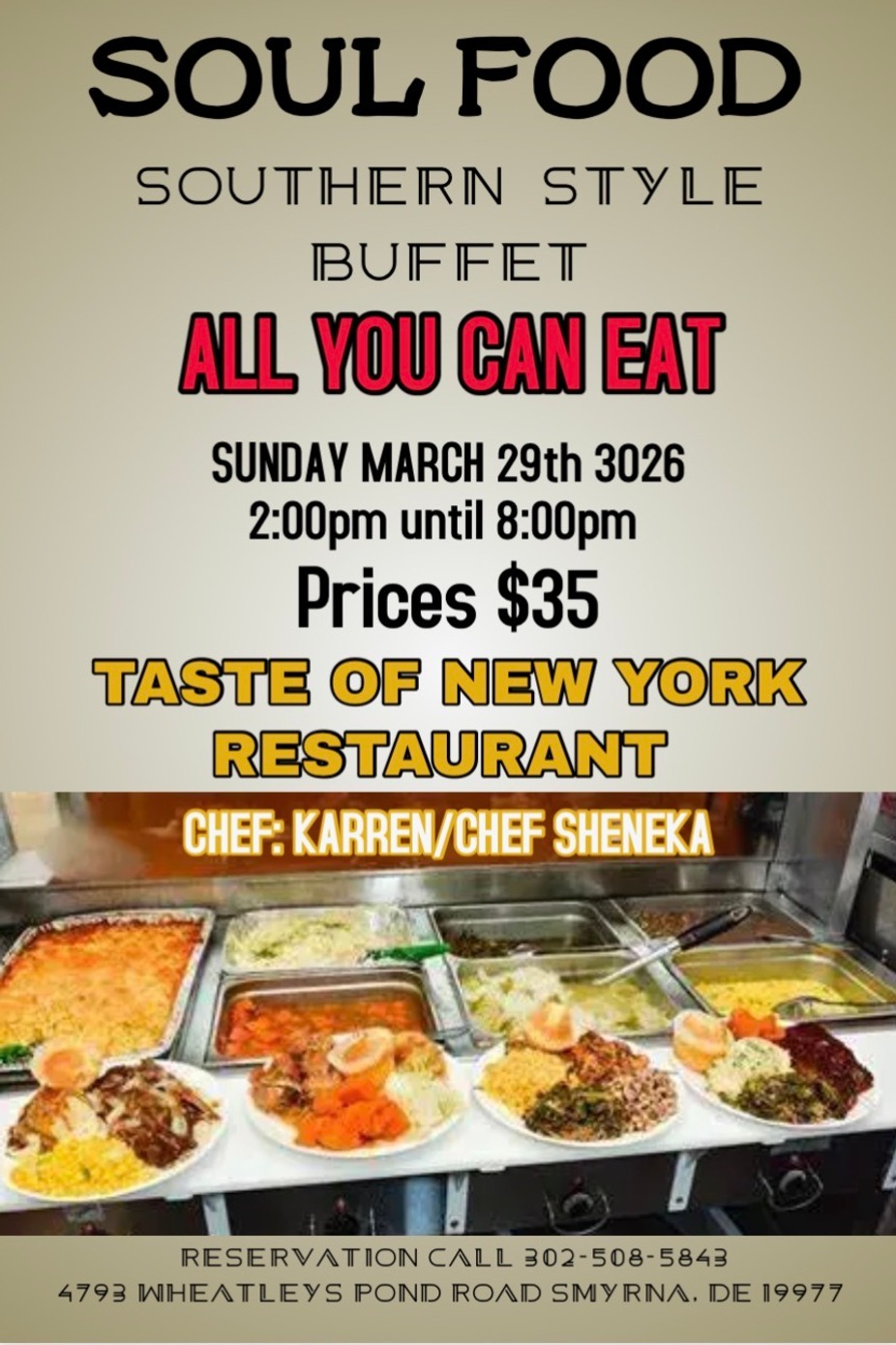 Soul Food Buffet event photo